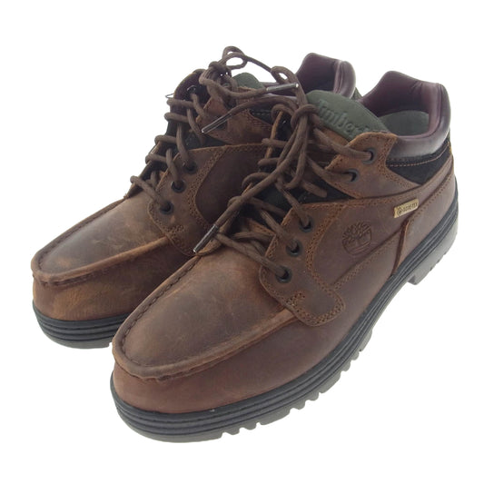 Timberland ティンバーランド 37042 ヘリテージ GTX モックトゥ ミッド ブーツ ブラウン系 26.5cm【中古】
