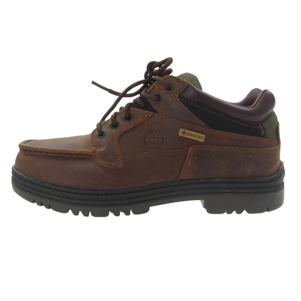 Timberland ティンバーランド 37042 ヘリテージ GTX モックトゥ ミッド ブーツ ブラウン系 26.5cm【中古】