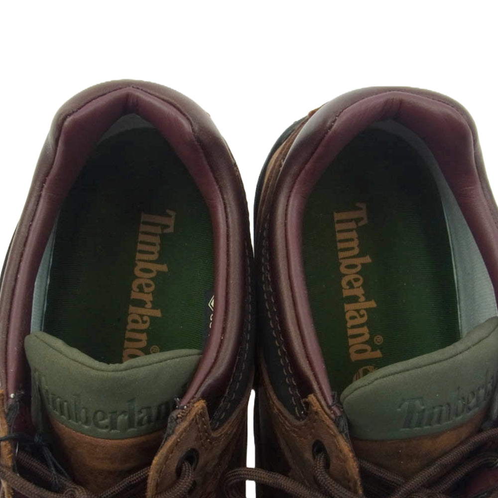 Timberland ティンバーランド 37042 ヘリテージ GTX モックトゥ ミッド ブーツ ブラウン系 26.5cm【中古】