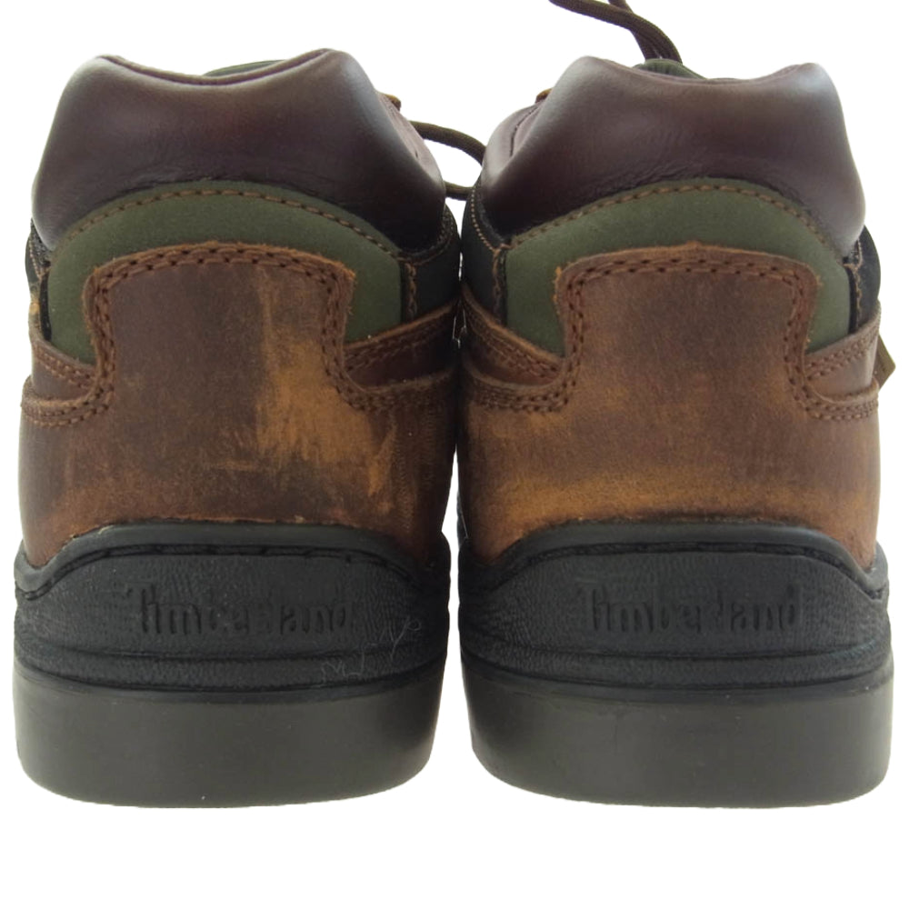 Timberland ティンバーランド 37042 ヘリテージ GTX モックトゥ ミッド ブーツ ブラウン系 26.5cm【中古】