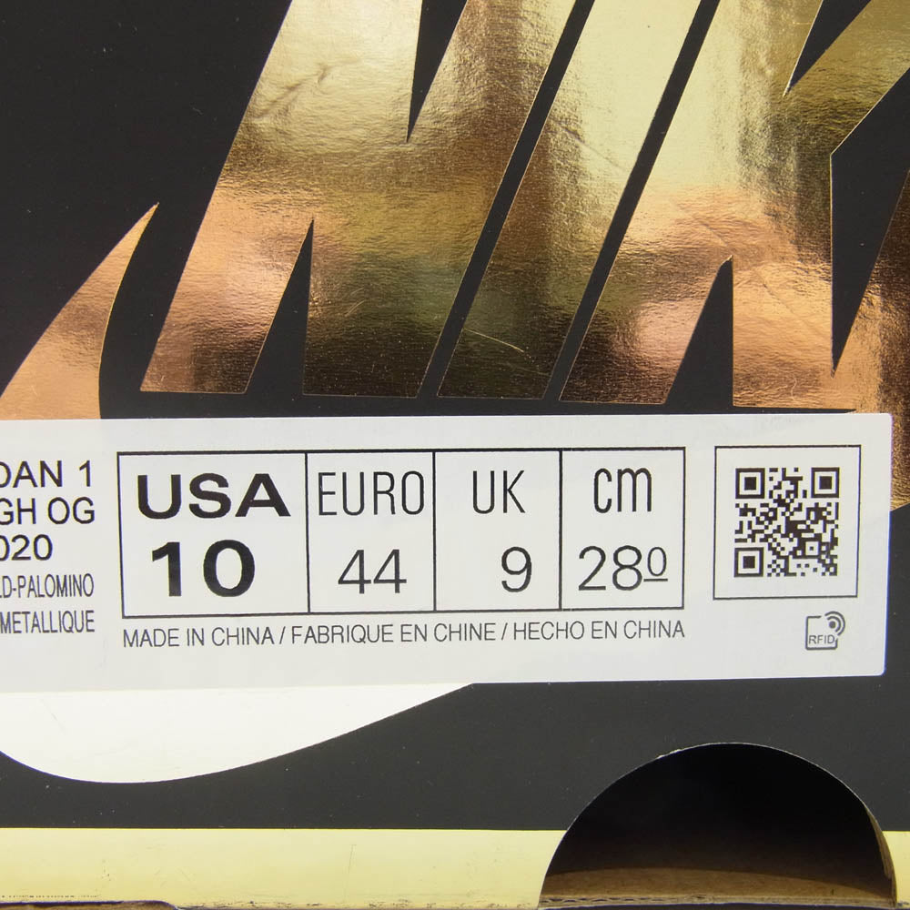 NIKE ナイキ DZ5485-020 AIR JORDAN 1 RETRO HIGH OG Palomino エアジョーダン1 レトロ ハイ OG パロミノ ハイカット スニーカー ブラック系 ブラウン系 28cm【中古】