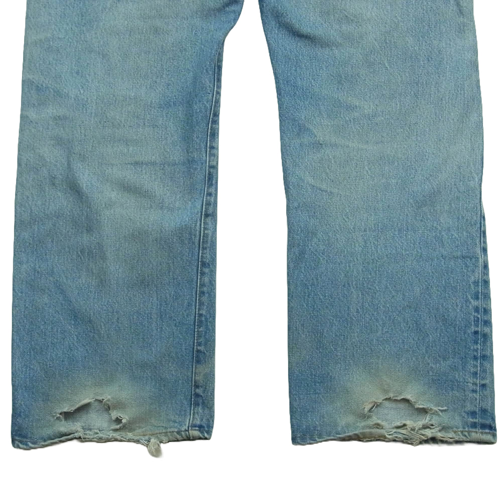 Levi's リーバイス 80s ヴィンテージ 501 RED LINE 赤耳 裏刻印 524 ボタン フライ ストレート デニム パンツ インディゴブルー系 W40 L33【中古】
