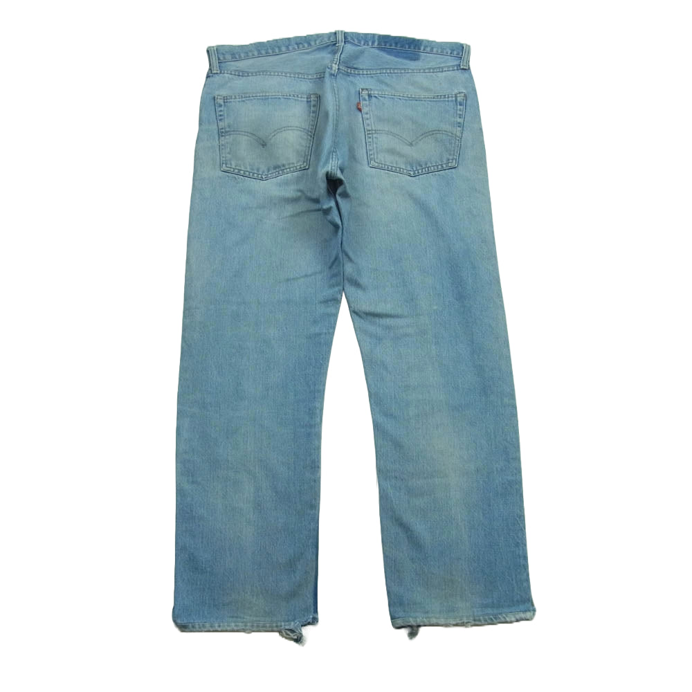 Levi's リーバイス 難有 505 66前期 Small e 並行ステッチ ボタン裏刻印5 42TALON デニム パンツ インディゴブルー系【中古】