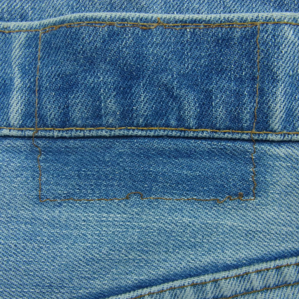 Levi's リーバイス 難有 505 66前期 Small e 並行ステッチ ボタン裏刻印5 42TALON デニム パンツ インディゴブルー系【中古】