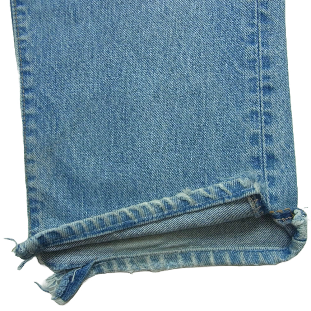 Levi's リーバイス 難有 505 66前期 Small e 並行ステッチ ボタン裏刻印5 42TALON デニム パンツ インディゴブルー系【中古】