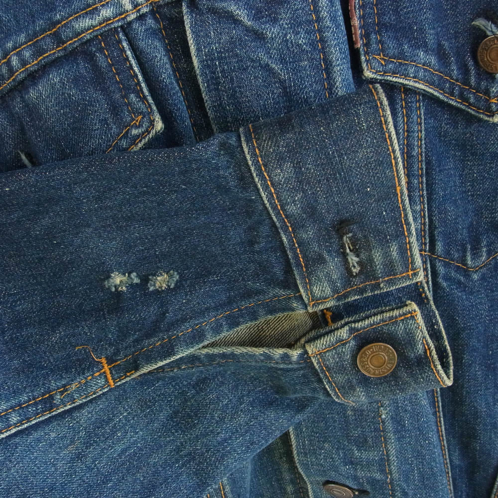 Levi's リーバイス 60s 70505 BIGE ボタン裏刻印521 4th デニム ジャケット インディゴブルー系【中古】