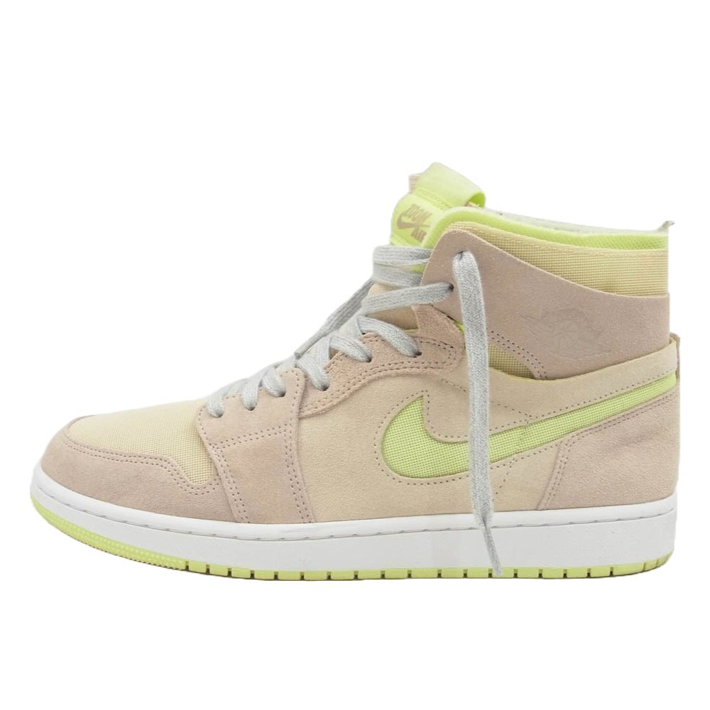 NIKE ナイキ CT0979-200 Women's ウィメンズ Air Jordan 1 High Zoom Confort エアジョーダン1 ハイ ズーム コンフォート Lemon Twist レモンツイス ハイカット スニーカー ベージュ系 イエロー系 29cm【中古】
