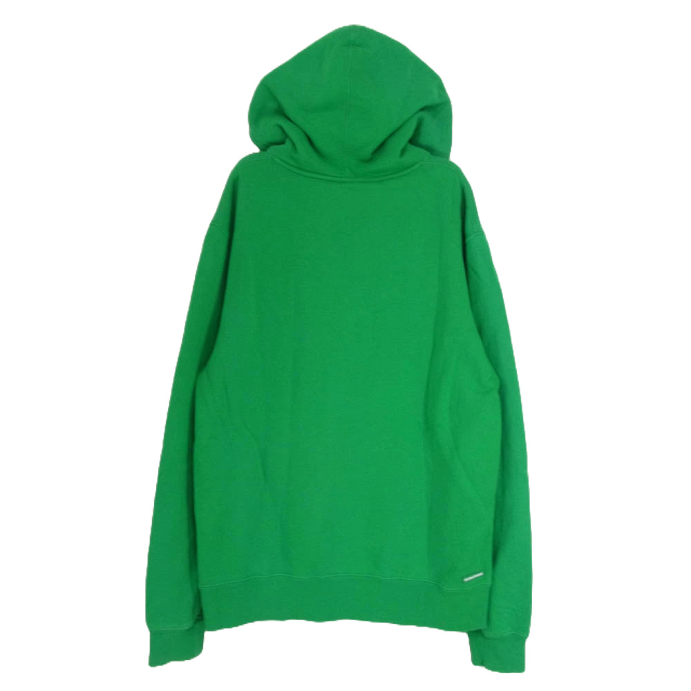 F.C.R.B. エフシーアールビー 22SS FCRB-220054 LOGO APPLIQUE PULLOVER SWEAT HOODIE ロゴアップリケ プルオーバー フーディ パーカー グリーン系 M【中古】