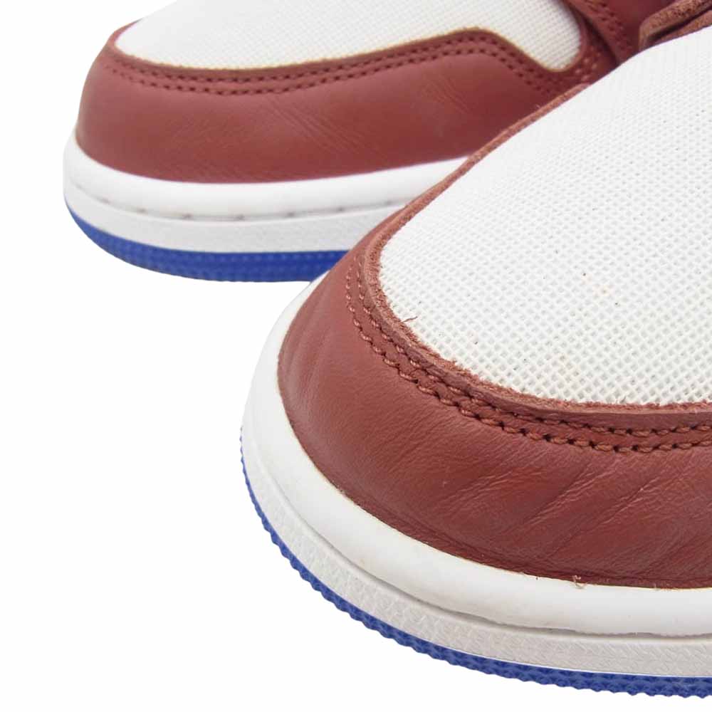 NIKE ナイキ CT0979-104 Women's ウィメンズ Air Jordan 1 High Zoom Comfort エアジョーダン1 ハイ ズーム コンフォート Team Red チームレッド ハイカット スニーカー ブラウン系 ブルー系 28cm【中古】