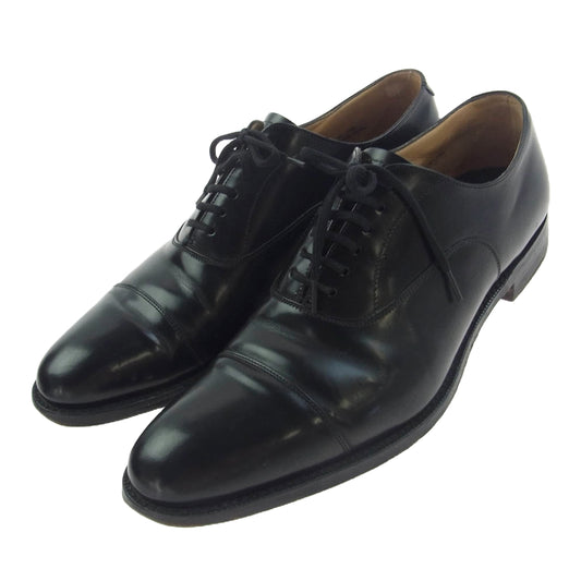 CHURCH'S チャーチ 6602 HONG KONG 香港 ホンコン シティコレクション レザーソール ストレートチップ  レザー シューズ ブラック系 65【中古】