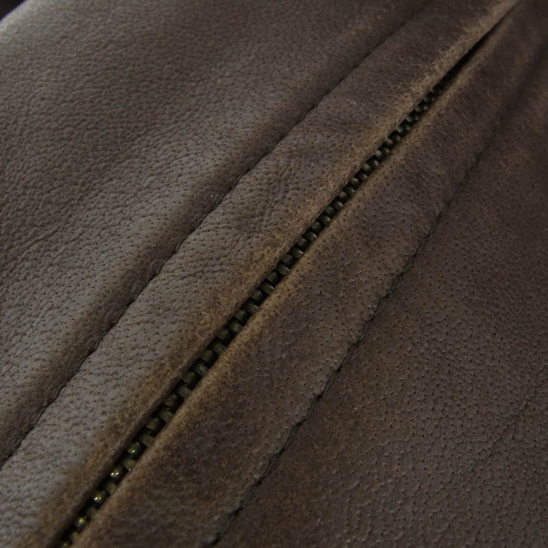 AVIREX アヴィレックス 612107 カウレザー 襟付き ジップアップ