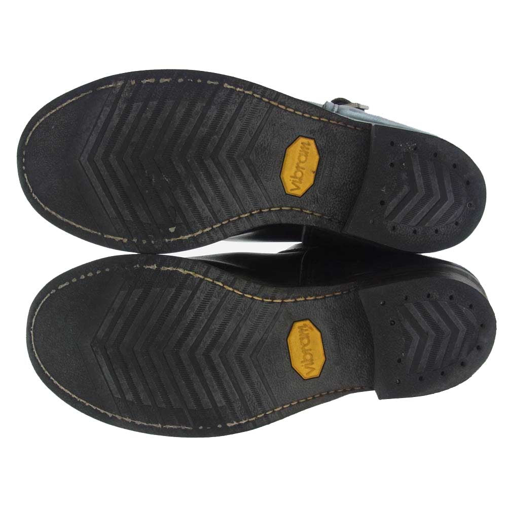 RED WING レッドウィング 2268 PT99 03年製 刺繍羽タグ ENGINEER BOOTS ブラック クローム エンジニア ブーツ ブラック系 US9【中古】