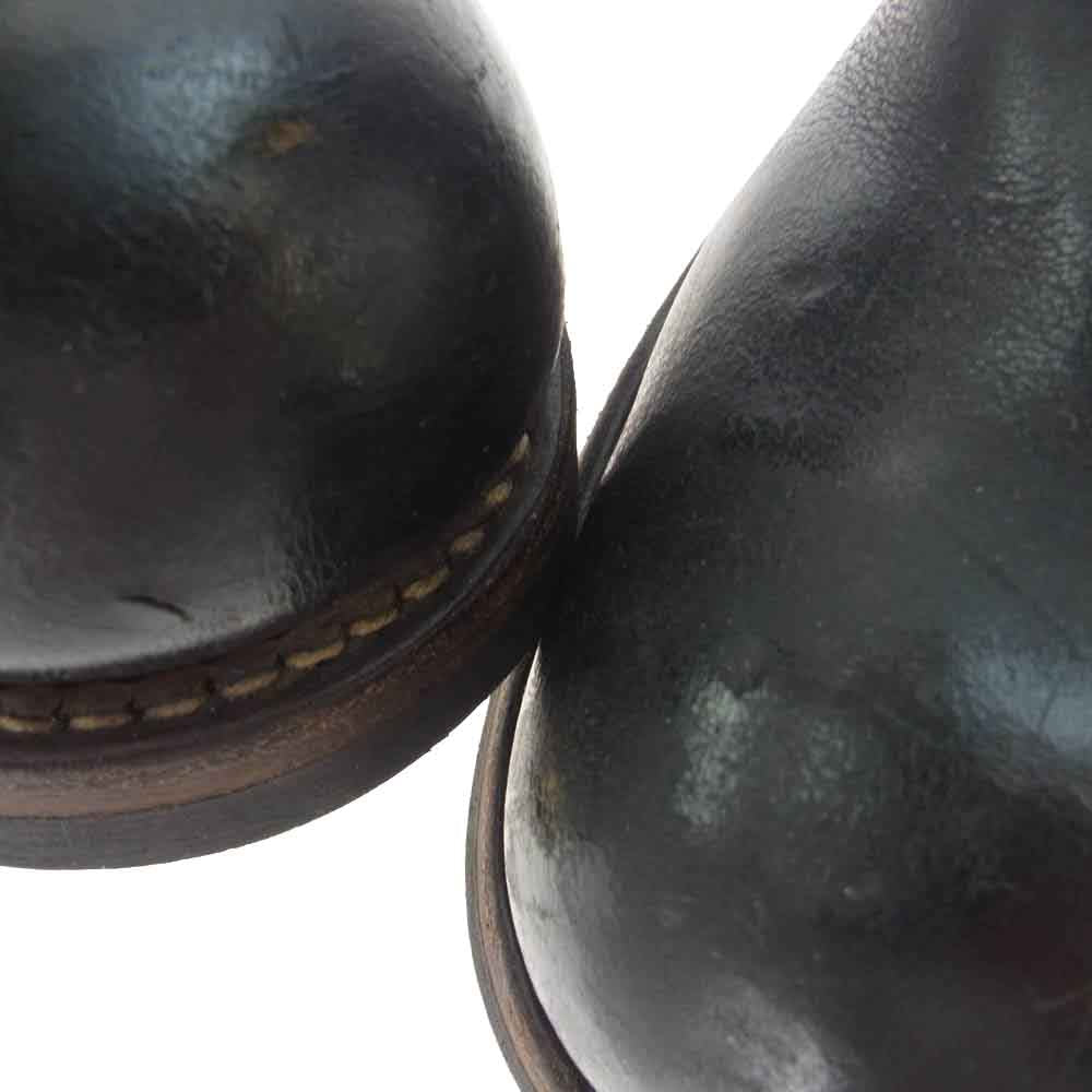 RED WING レッドウィング 2268 PT99 03年製 刺繍羽タグ ENGINEER BOOTS ブラック クローム エンジニア ブーツ ブラック系 US9【中古】