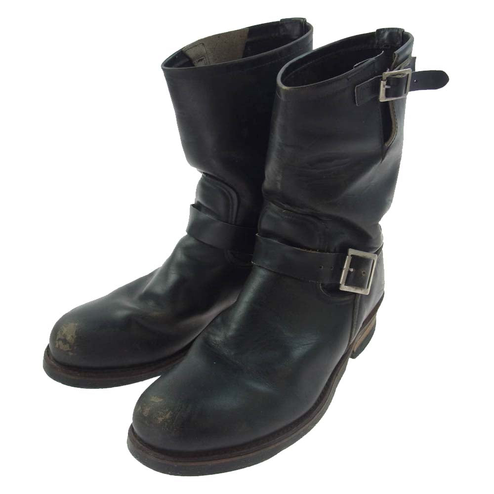 RED WING レッドウィング 2268 PT91 USA製 ENGINEER BOOTS レザー エンジニア ブーツ ブラック系【中古】