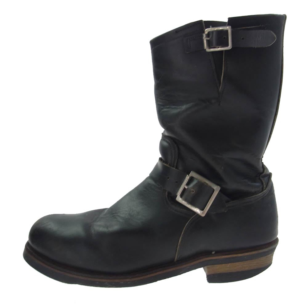 RED WING レッドウィング 2268 PT91 USA製 ENGINEER BOOTS レザー エンジニア ブーツ ブラック系【中古】