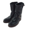 RED WING レッドウィング 2268 08年製 USA製 ENGINEER BOOTS レザー エンジニア ブーツ ブラック系 US9D【中古】