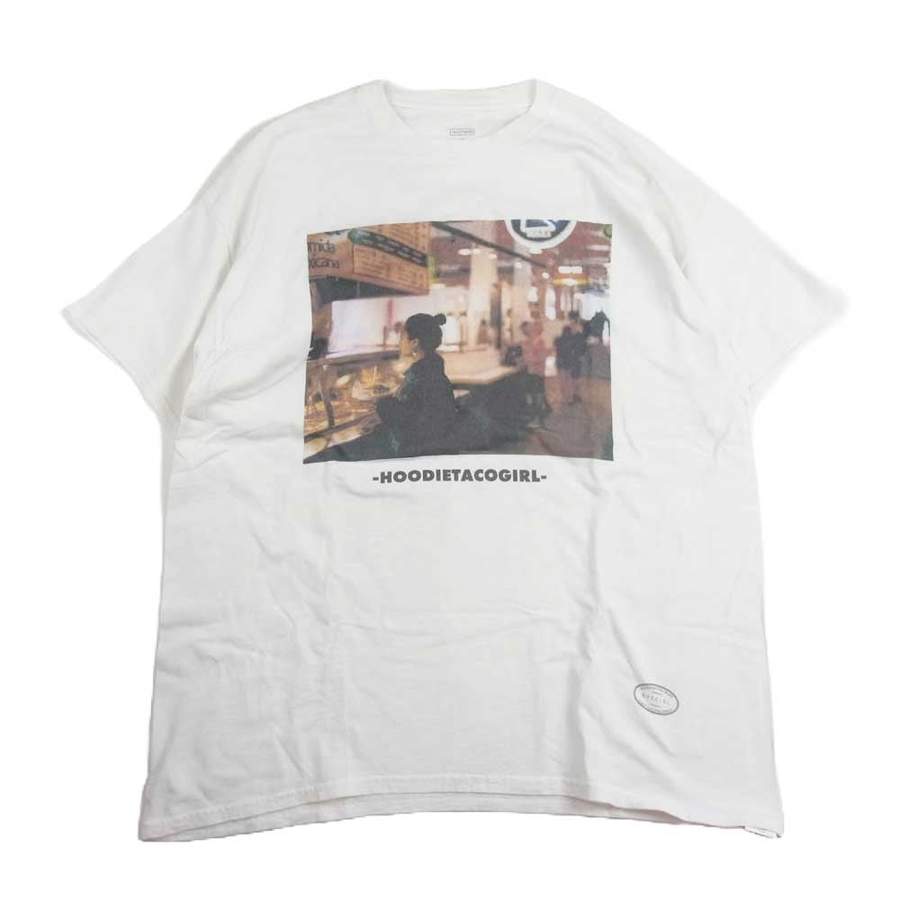タンタン フォト プリント Tシャツ 半袖 ホワイト系 XL【中古】