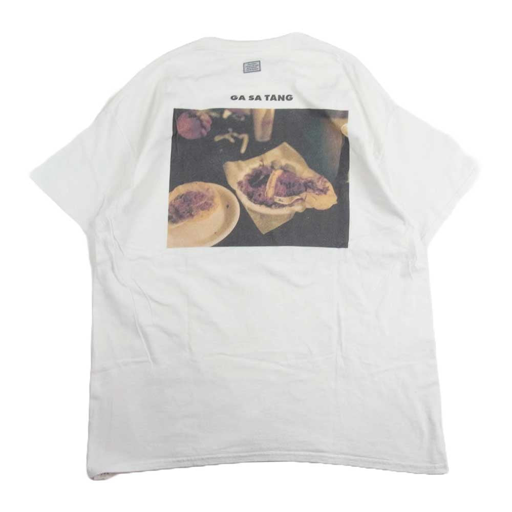 タンタン フォト プリント Tシャツ 半袖 ホワイト系 XL【中古】
