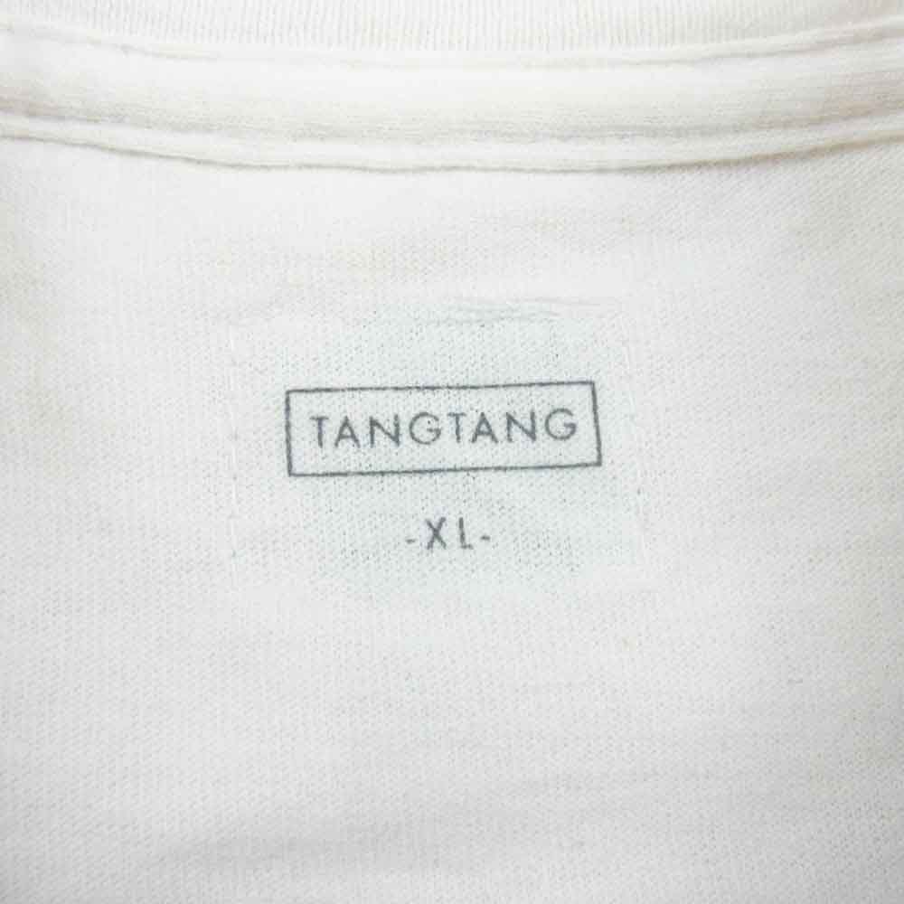 タンタン フォト プリント Tシャツ 半袖 ホワイト系 XL【中古】