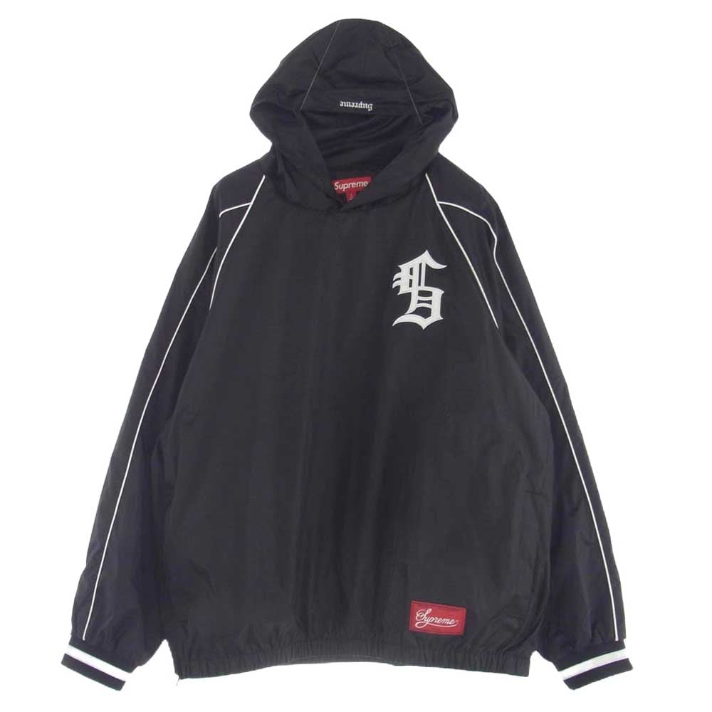 Supreme シュプリーム 23AW Hooded Warm Up Pullover ブラック系 L【中古】