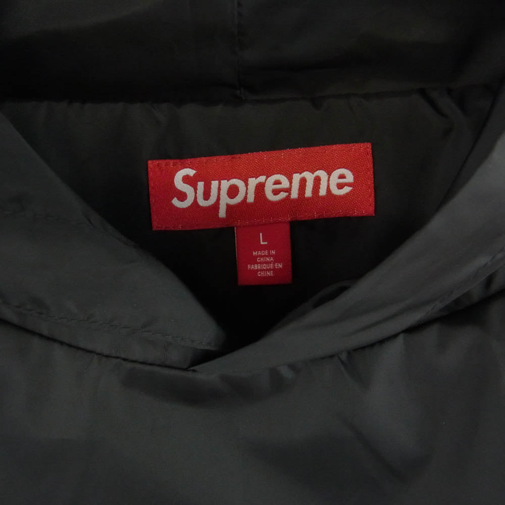 Supreme シュプリーム 23AW Hooded Warm Up Pullover ブラック系 L【中古】