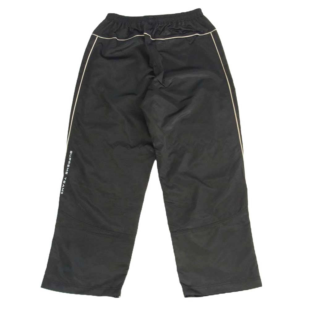 Supreme シュプリーム 24SS Satin Track Pant サテン トラック ロング パンツ ブラック系 L【中古】