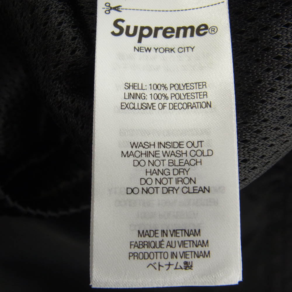 Supreme シュプリーム 24SS Satin Track Pant サテン トラック ロング パンツ ブラック系 L【中古】