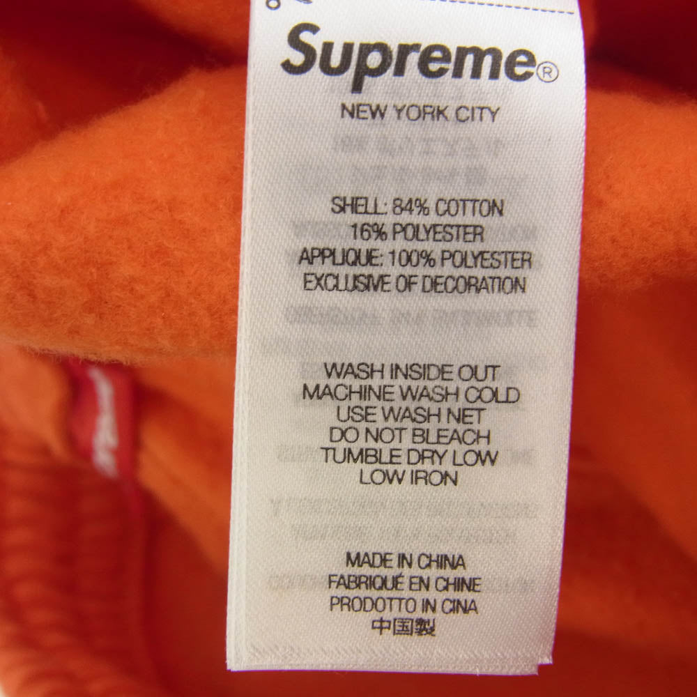 Supreme シュプリーム 24AW Satin Applique Sweatpant サテン アップリケ スウェットパンツ レッド系 L【美品】【中古】