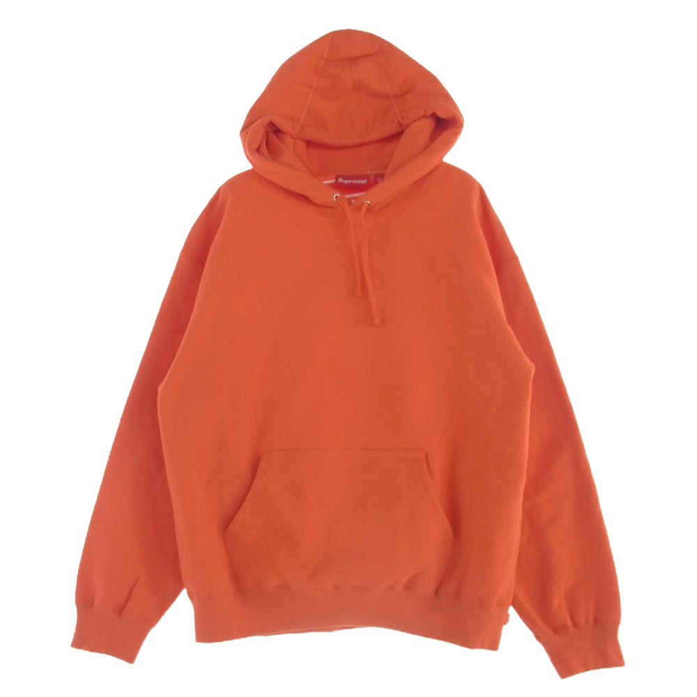 Supreme シュプリーム 24AW Satin Applique Hooded Sweatshirt サテン アップリケ フーデッド パーカー スウェットシャツ レッド系 L【美品】【中古】