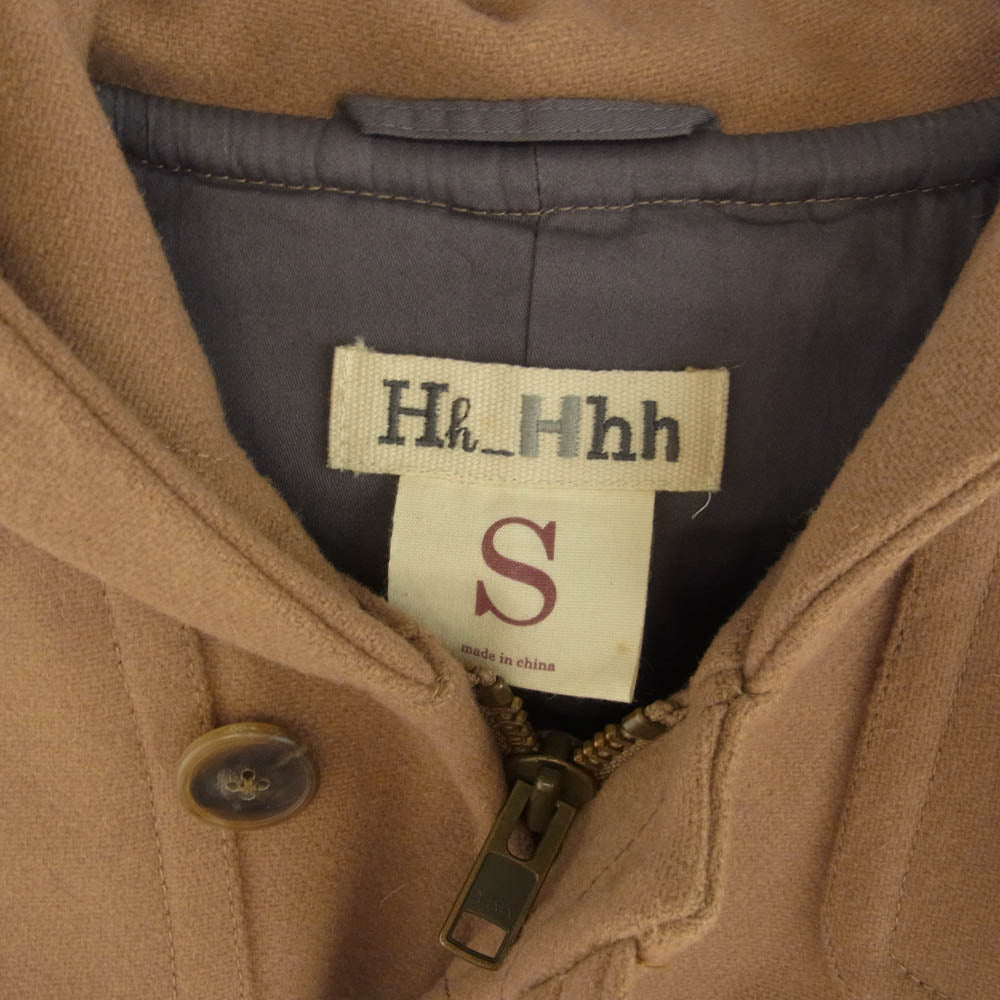 TOMMY HILFIGER トミーヒルフィガー Hh_Hhh ウール ダッフル コート ブラウン系 S【中古】