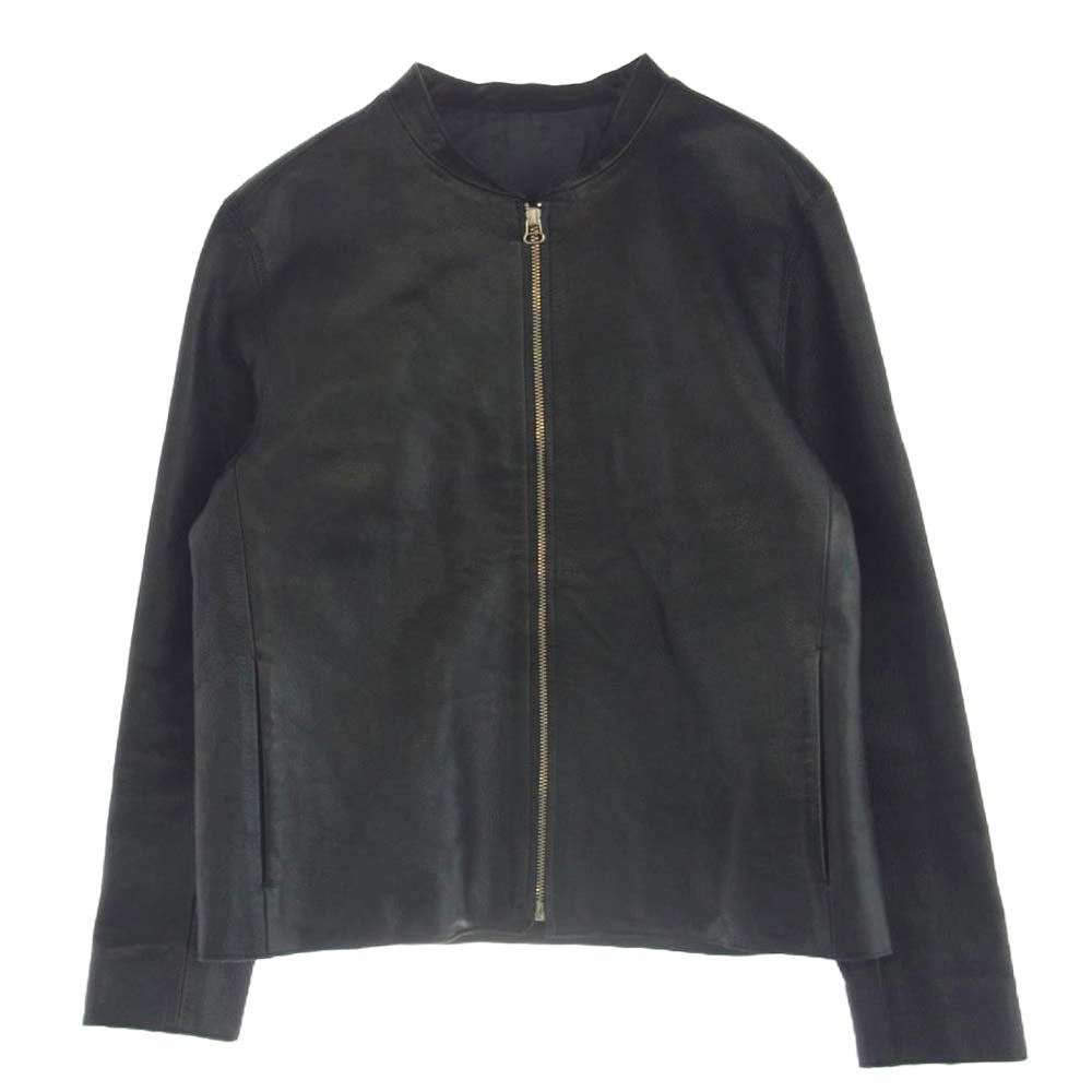 アクリカ Acme1001 カウレザー シングル ライダース ジャケット ブラック系 M【中古】