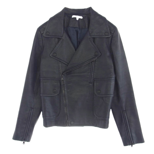 カルヴェン ラムレザー ダブルライダース ジャケット 44【中古】