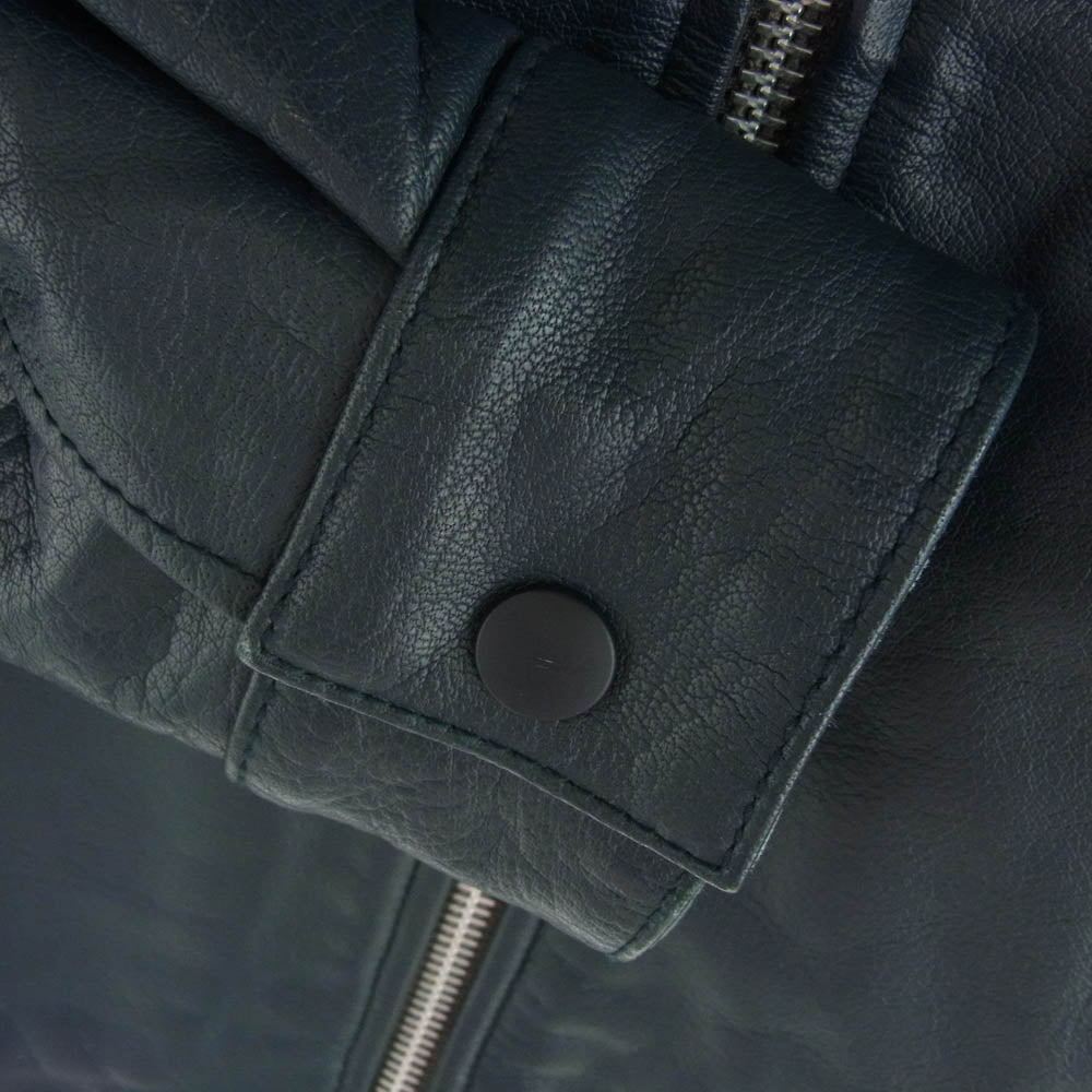 NEIGHBORHOOD ネイバーフッド 15AW LUKER BY NEIGHBORHOOD DALTON ルーカーバイ ネイバーフッド コーデュロイ レザー ジャケット ネイビー系 S【中古】