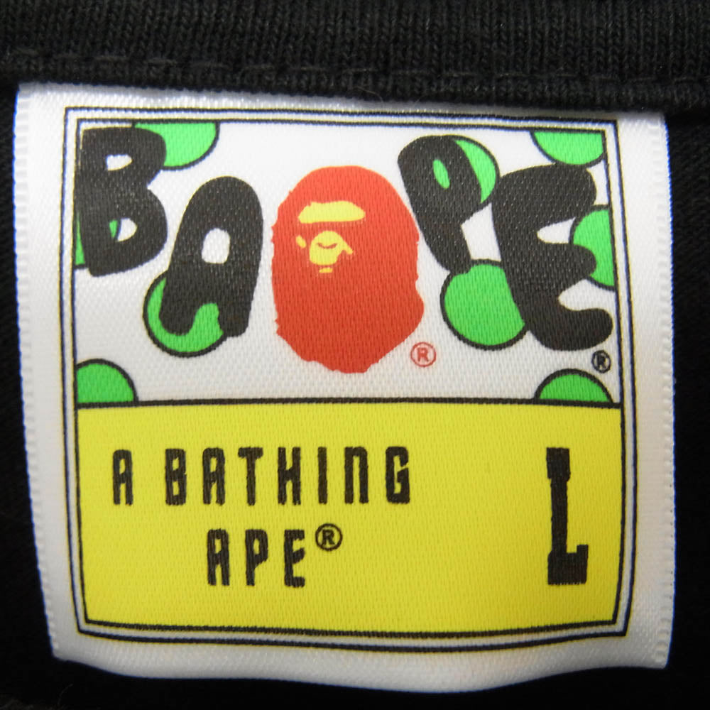A BATHING APE アベイシングエイプ ABC CAMO BAPE 88 S/S Tee 半袖 Tシャツ ブラック系 L【中古】