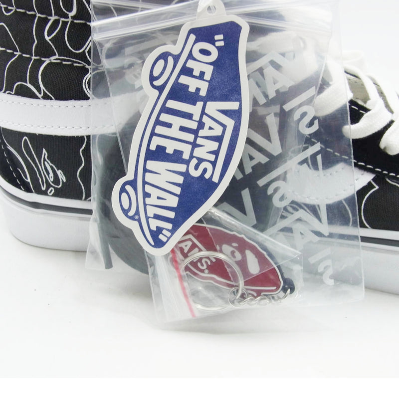 A BATHING APE アベイシングエイプ VN0A38gF7BG × Vans Line ABC Camo SK8-Hi Black バンズ ライン ABC カモ スケートハイカット スニーカー ブラック系 27.5cm【新古品】【未使用】【中古】