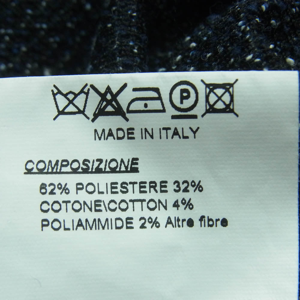 ティージャケット パイル地 2B イージー テーラード ジャケット グレイッシュブルー系 S【中古】