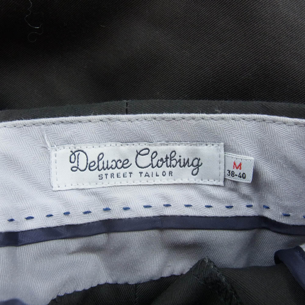 DELUXE デラックス チノクロス チノパンツ トラウザー ブラウン系 M【中古】