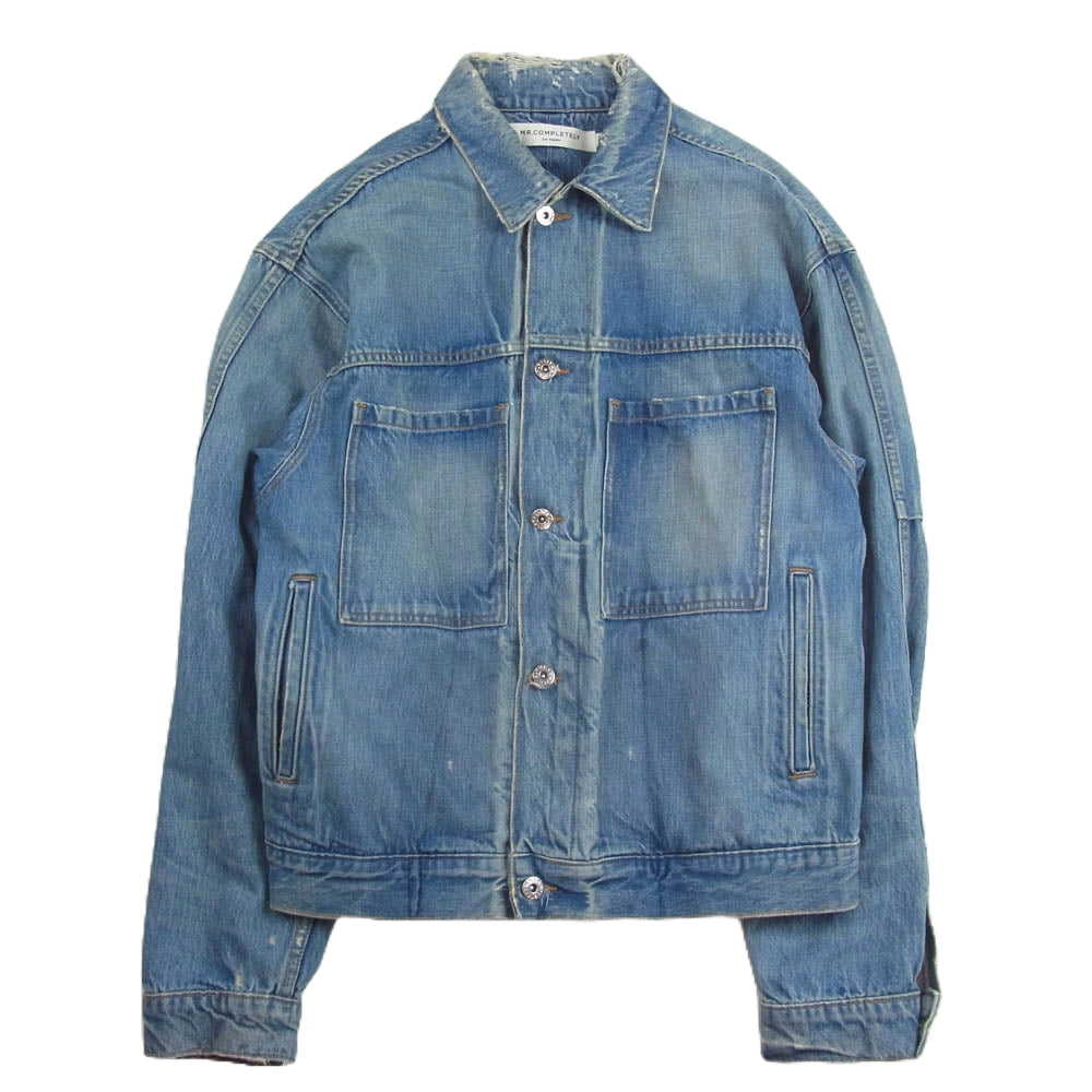 ミスターコンプリートリー 71-231-05-020874 OVERSIZED DENIM JACKET オーバーサイズ デニムジャケット Gジャン インディゴブルー系 M【中古】