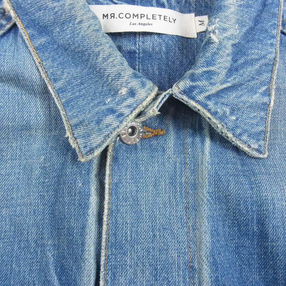 ミスターコンプリートリー 71-231-05-020874 OVERSIZED DENIM JACKET オーバーサイズ デニムジャケット Gジャン インディゴブルー系 M【中古】