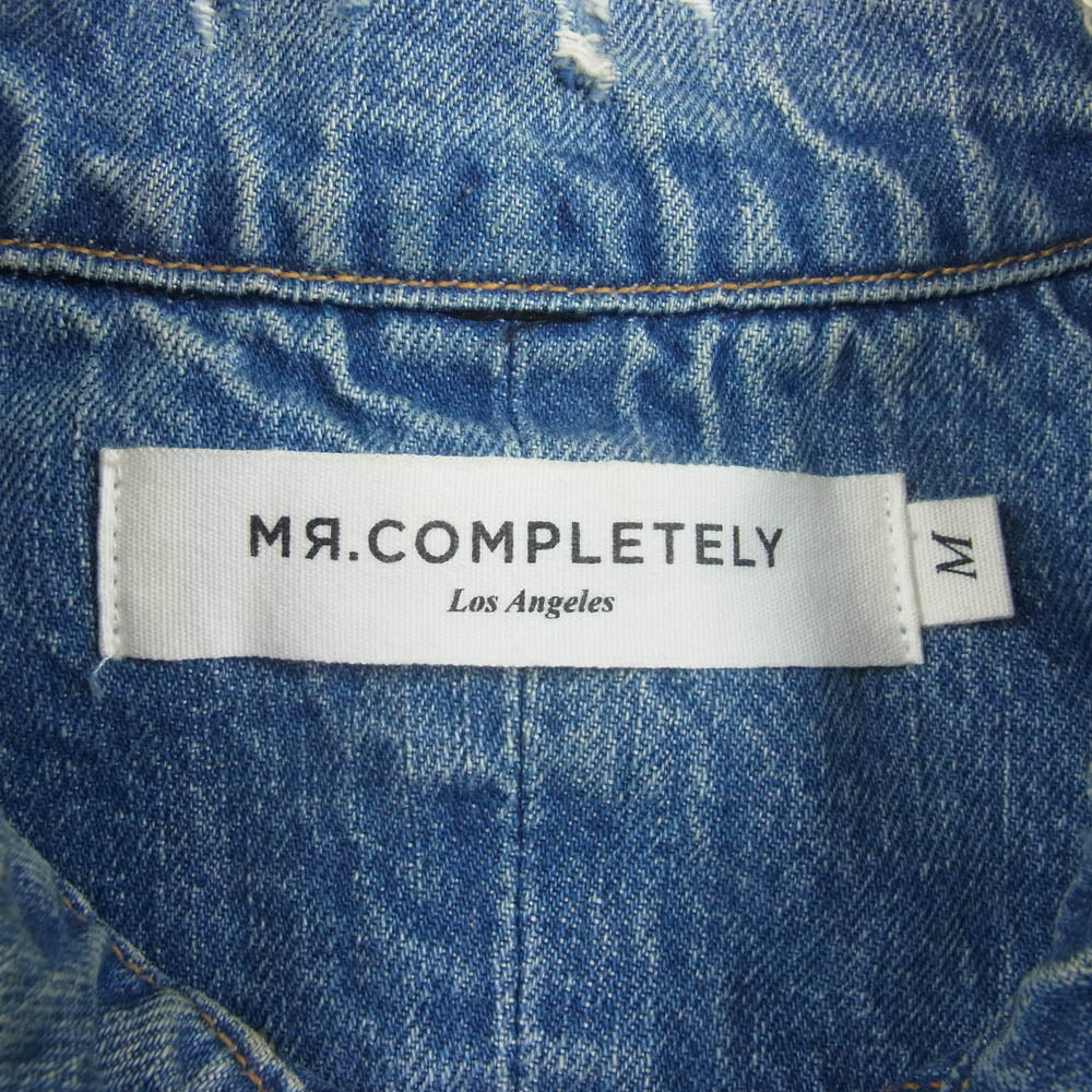 ミスターコンプリートリー 71-231-05-020874 OVERSIZED DENIM JACKET オーバーサイズ デニムジャケット Gジャン インディゴブルー系 M【中古】