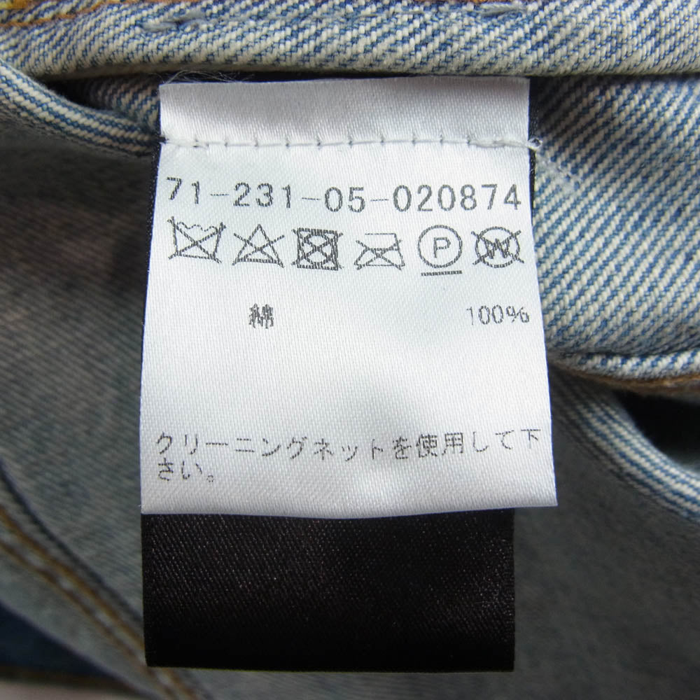 ミスターコンプリートリー 71-231-05-020874 OVERSIZED DENIM JACKET オーバーサイズ デニムジャケット Gジャン インディゴブルー系 M【中古】