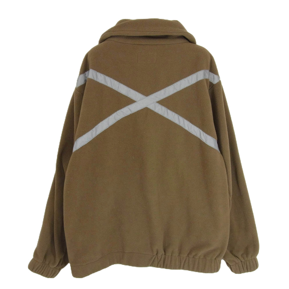 ネクサスセブン MSA-NTC-J0C ポーラテック フリース フルジップ ジャケット ブラウン系 46【中古】