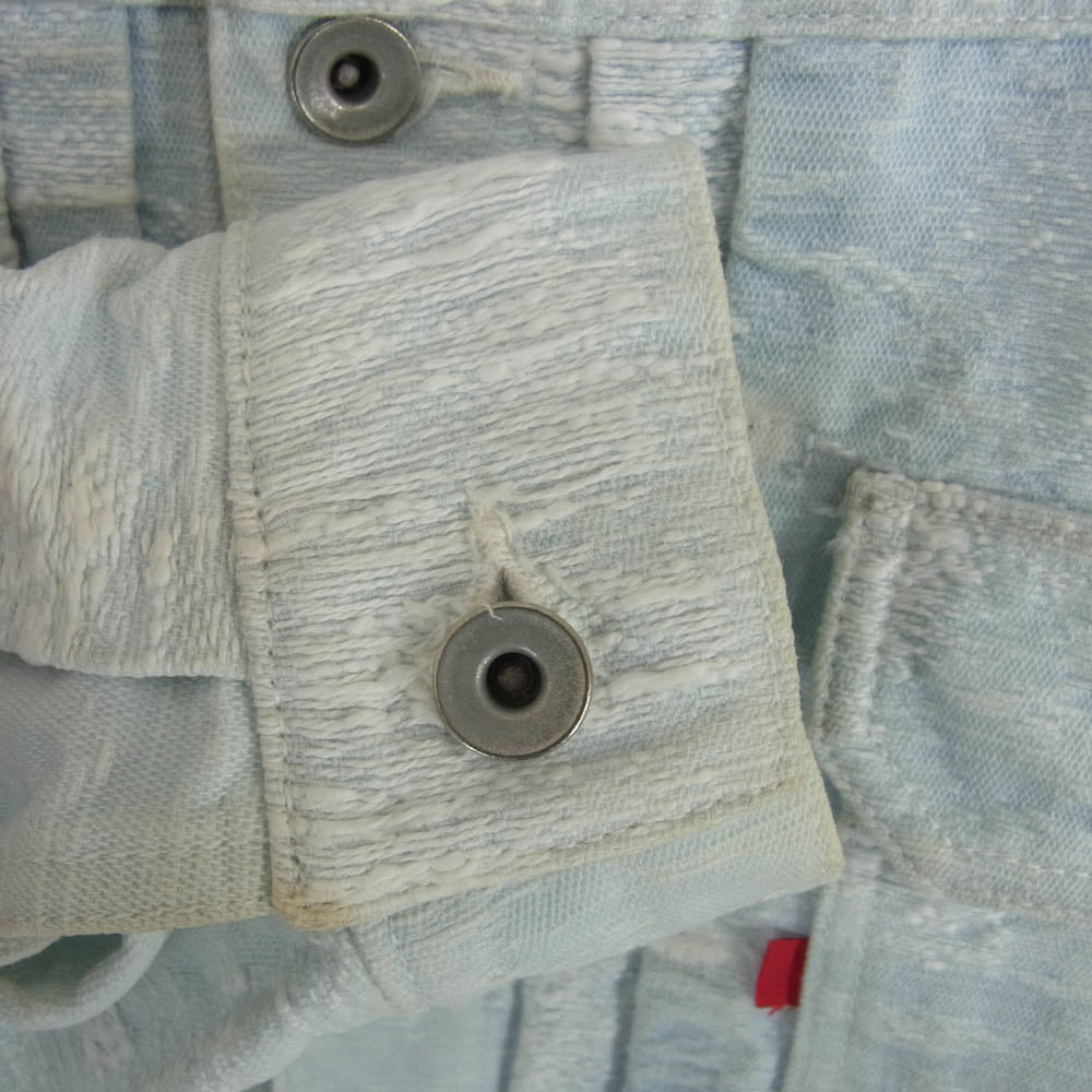 ターク 18SS TA18SS-JK024 CONTRAST DENIM JAQUARD DENIM JACKET デニム ジャケット ブルー系 1【中古】