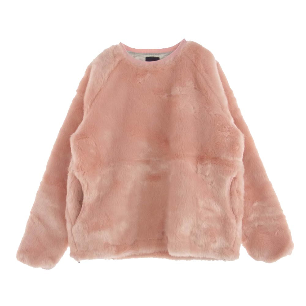 JOYRICH ジョイリッチ ファー スウェット トップス ピンク系 L【極上美品】【中古】