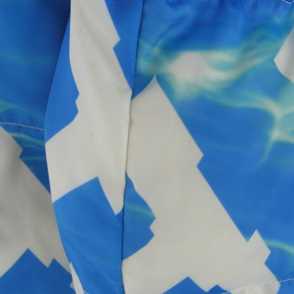 JOYRICH ジョイリッチ 総柄 中綿 ジャケット ライトブルー系 XL【中古】