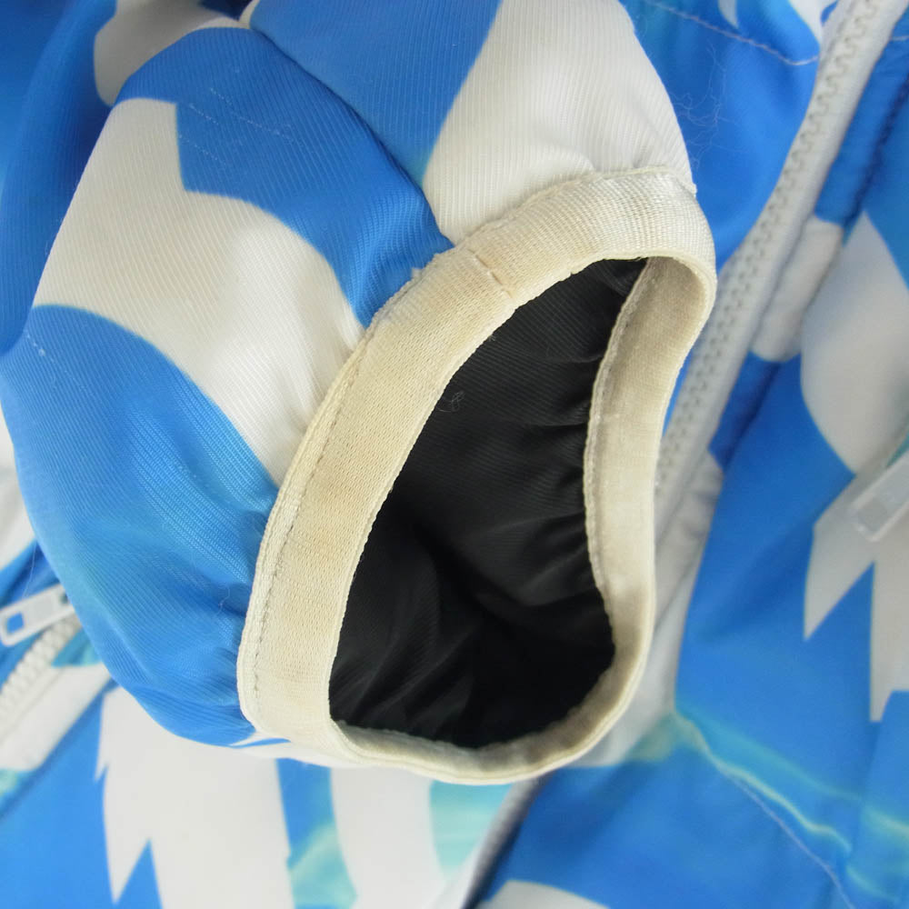 JOYRICH ジョイリッチ 総柄 中綿 ジャケット ライトブルー系 XL【中古】