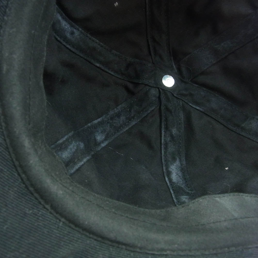 VETEMENTS ヴェトモン WF17AC3 PARKING TOUR CAP パーキングツアー バックロゴ刺繍 ベースボール キャップ ブラック系【中古】