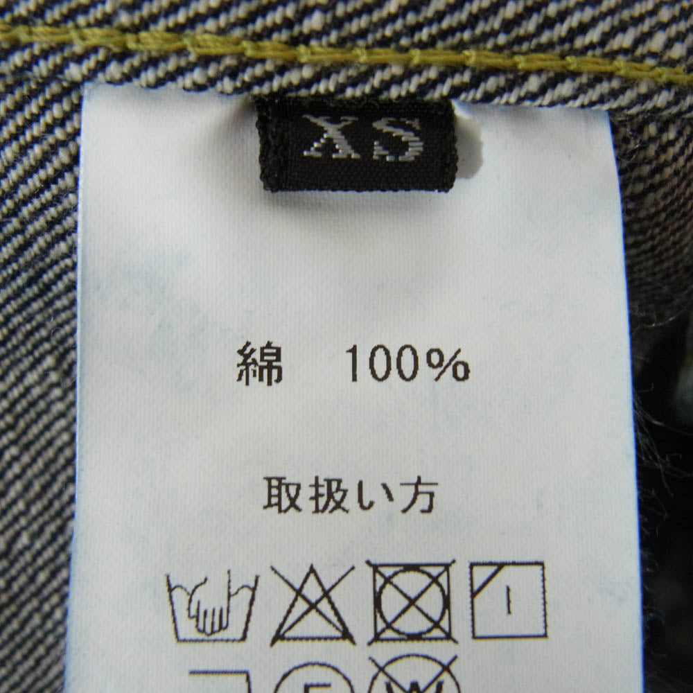 JELADO ジェラード 407EXX JP94407E 1st Denim Jacket Gジャン デニムジャケット シンチバック セルビッチ インディゴブルー系 XS【新古品】【未使用】【中古】