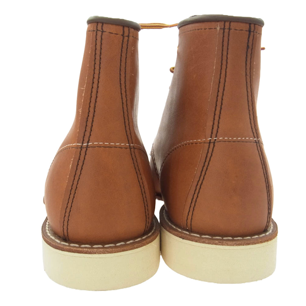 RED WING レッドウィング 00875-3 IRISH SETTER 6-inch Classic Moc BOOT アイリッシュセッター クラシック モックトゥ ブーツ ライトブラウン系 US9【極上美品】【中古】