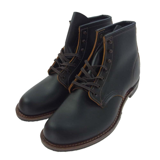 RED WING レッドウィング 9060 BECKMAN BOOT FLAT BOX ベックマン フラットボックス クロンダイク 茶芯 ブーツ ブラック系 US9.5【新古品】【未使用】【中古】